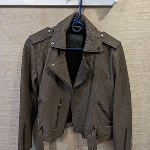 SALE！！Allsaints Balfern leather jacket US6 UK10